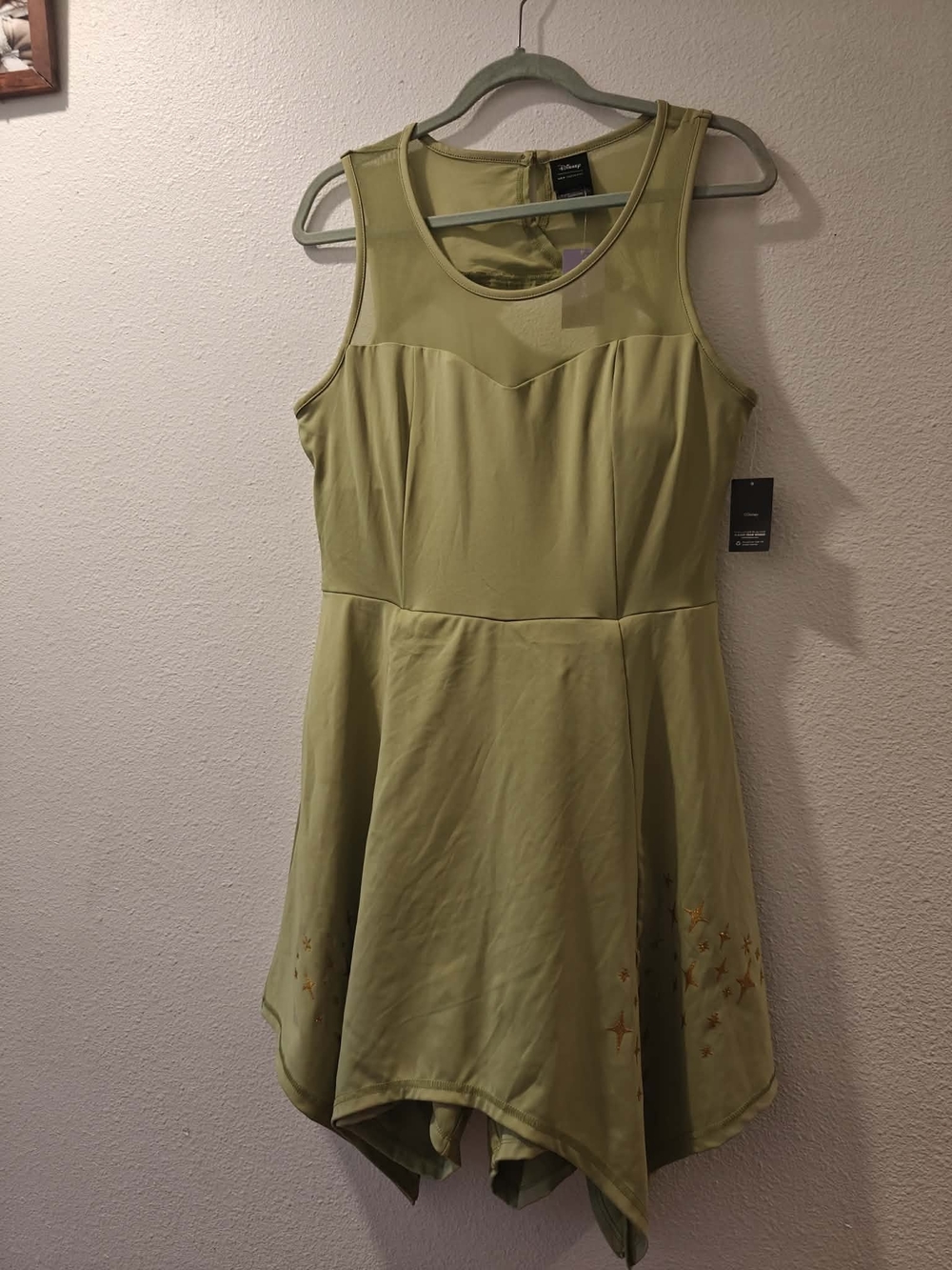 New" Her Universe Disney Peter Pan Tinker Bell Athletic Dress "Her Universe" - Picture 5 of 6